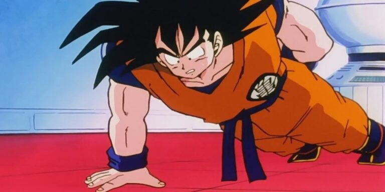 The Impressive Pushup Routine of Goku - movie-fit.com